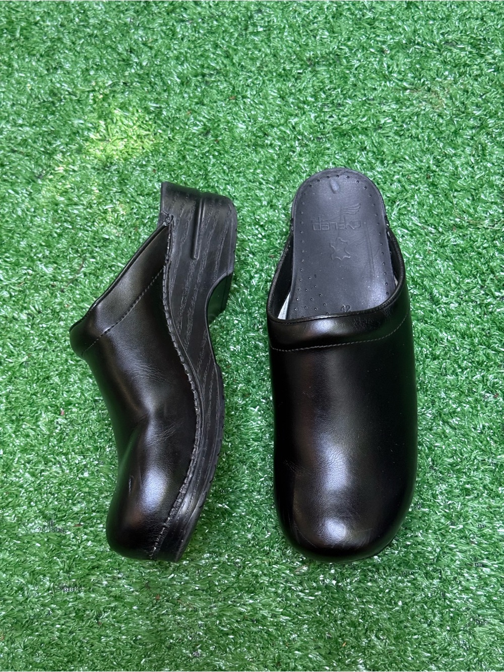 Dansko Sonja Women's Open Back Black Clogs Size 42